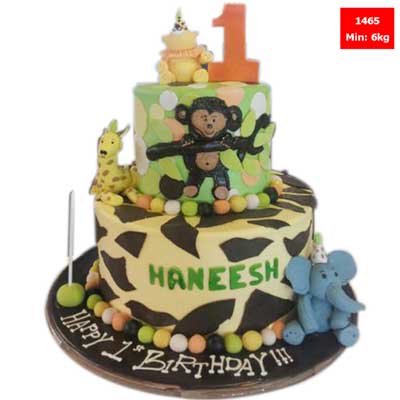 "Fondant Cake - code1465 - Click here to View more details about this Product